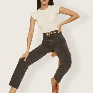 REFORMATION JEANS Womens Size 25 Everyday Jeans in Seine Wash